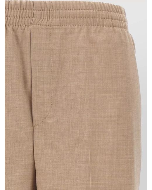 Cellar Door Natural Michela Pants Straight Leg Elastic Waistband