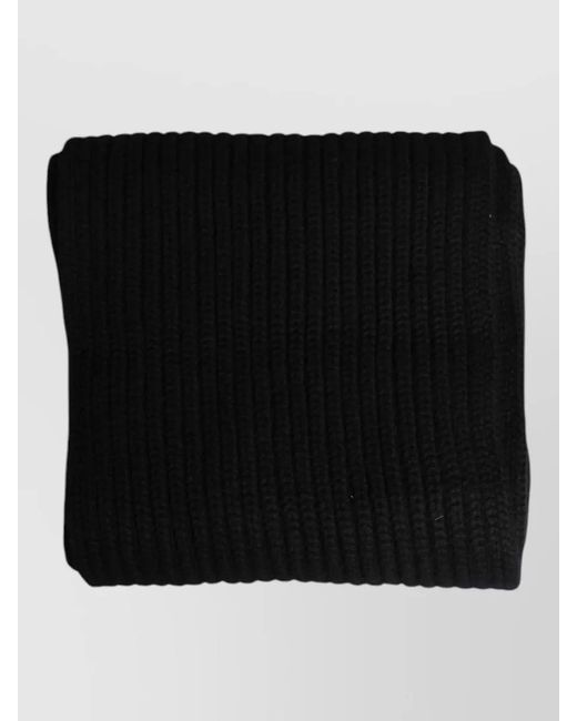 Dolce & Gabbana Black Cashmere Knitted Neck Warmer for men