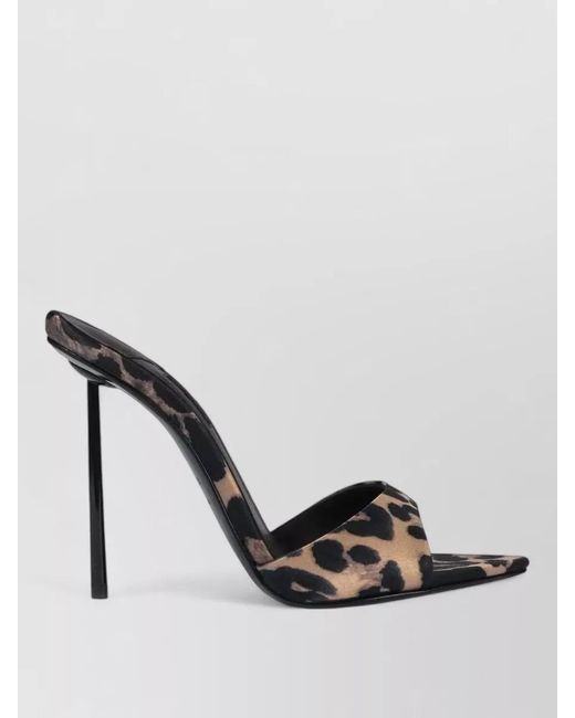 Le Silla Multicolor Bella High Heel Satin Mules