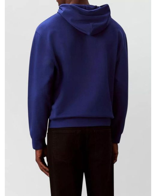 Calvin Klein Blue Hoodie Terry Hoodie for men