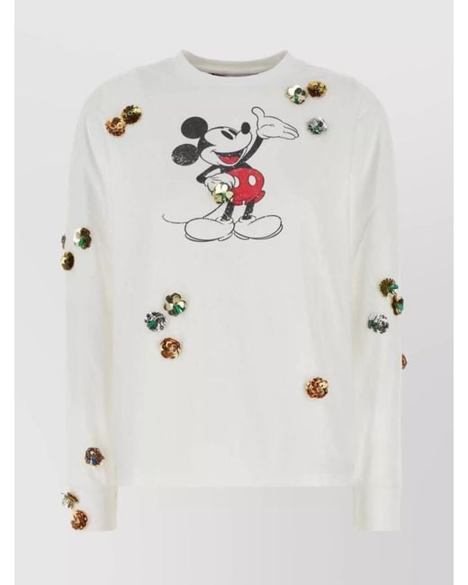 Coperni White Cotton Sweatshirt