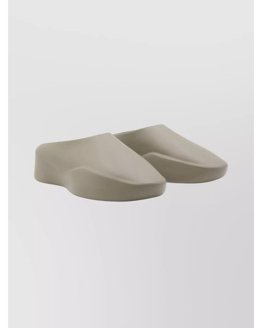 Fear Of God Gray Casual Slip-On Sneakers Rubber Sole for men