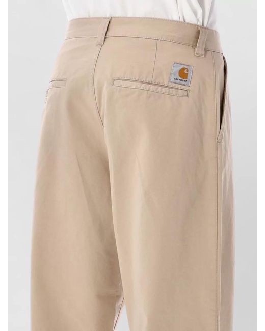 Carhartt Natural Cotton Relaxed-Fit Straight-Leg Trousers for men