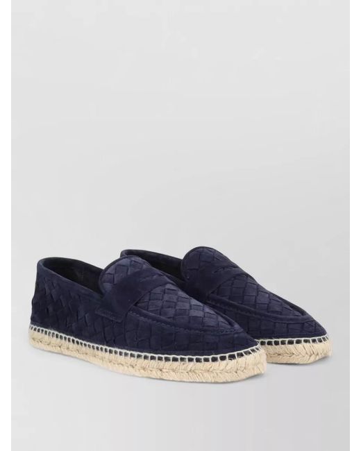 Castaner Blue Nile Moccasin Espadrilles Round Toe Quilting for men
