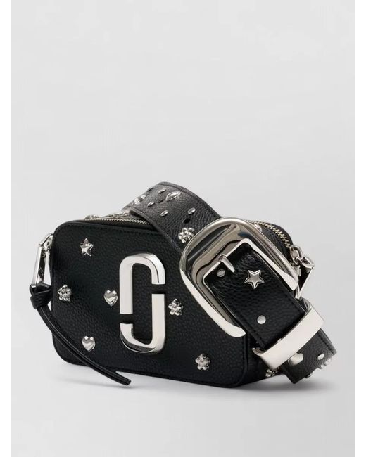 Marc Jacobs Black The Snapshot Leather Belt Bag