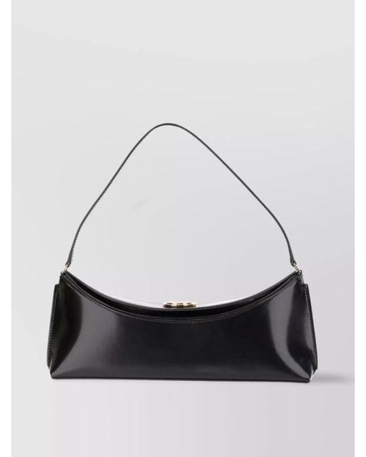 Jacquemus White Shoulder Calf Leather Shoulder Bag