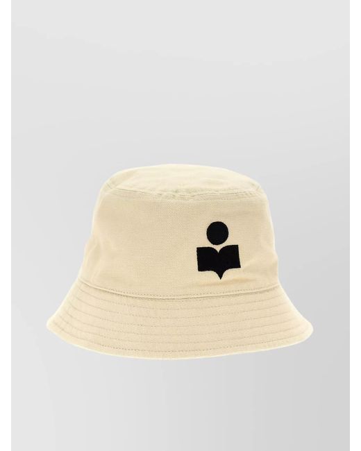 Isabel Marant Natural Cotton Haley Bucket Hat for men