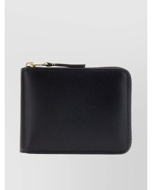 Comme des Garçons Black Leather Zip Wallet