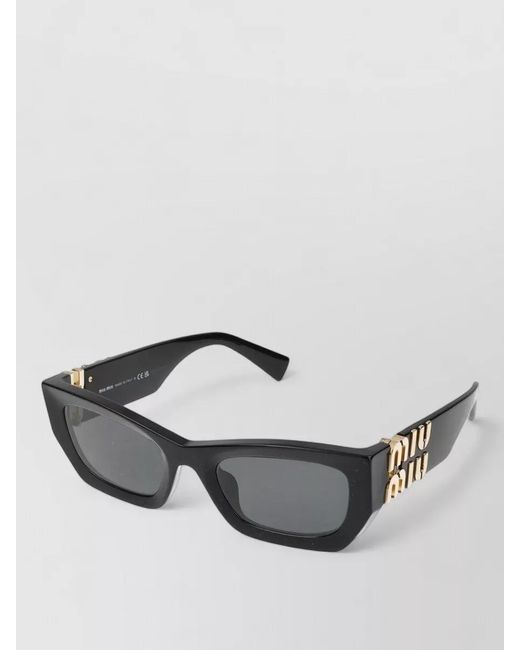 Miu Miu Gray Sunglasses Model 09Ws Cat Eye Frame