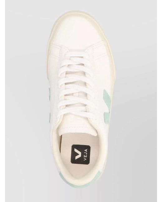 Veja Natural Leather Low-Top Sneakers