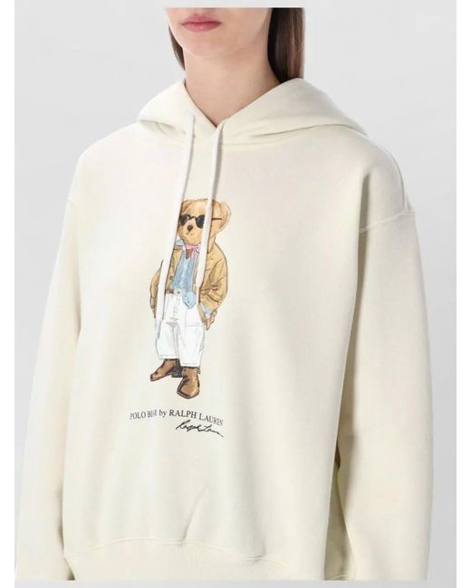 Polo Ralph Lauren Blue Polo Bear Fleece Hoodie
