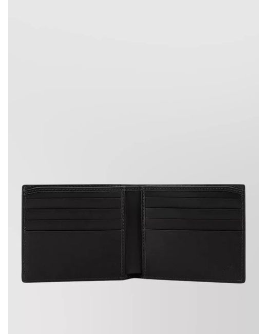 Gucci Black Arabella Bi Fold Leather Wallet for men
