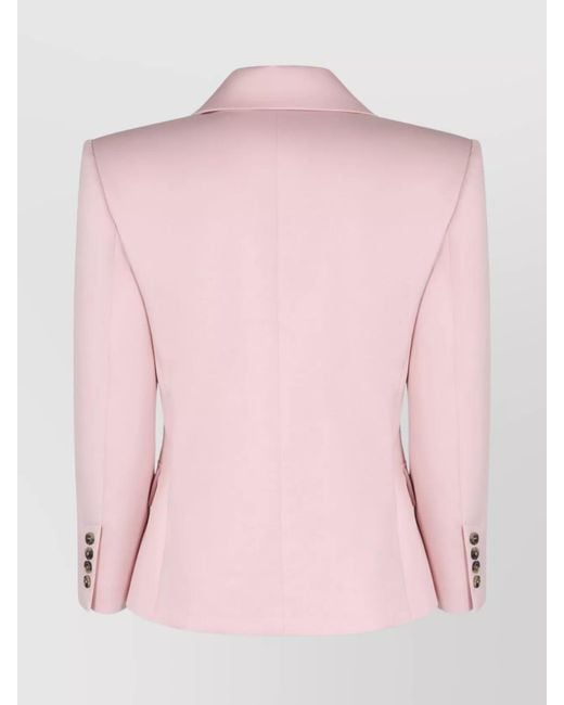 The Mannei Pink Arda Single-Breasted Three-Button Blazer