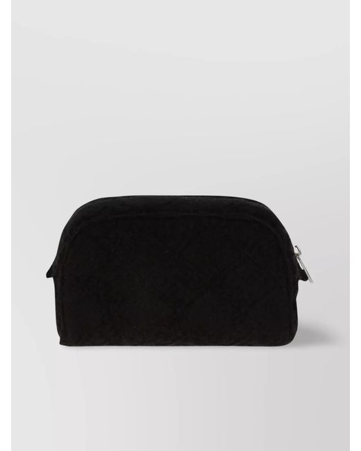 Tory Burch Black Ella Terry Pouch Clutch Bag
