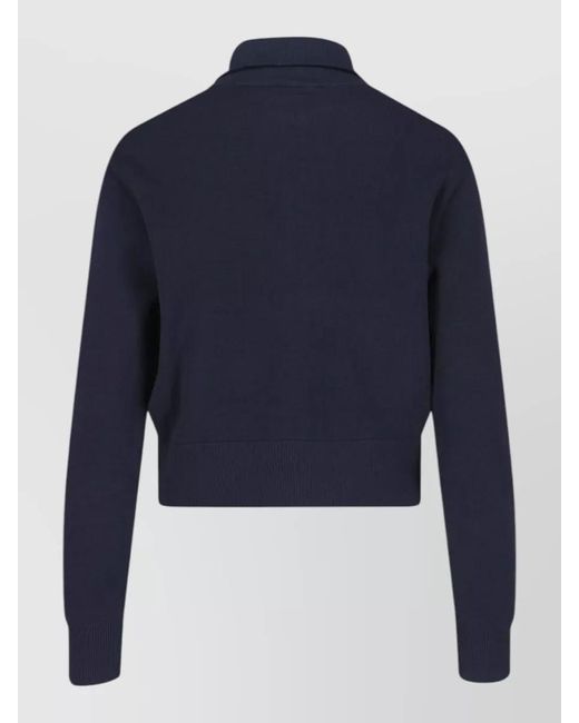 Autry Blue Cropped Jacket