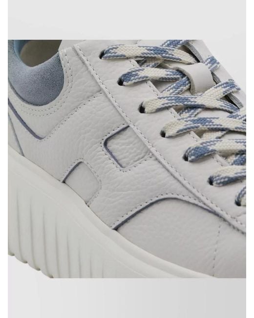 Hogan Multicolor Leather Low-Top Sneakers