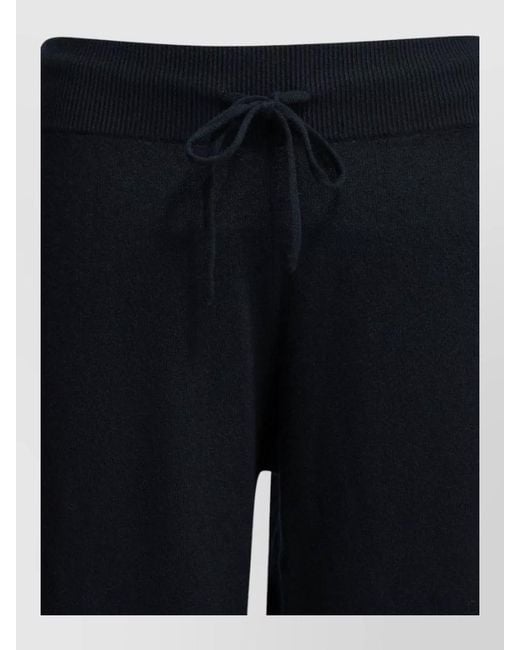 Lisa Yang Blue Lounge Trousers Comfortable Fit Elastic Waistband