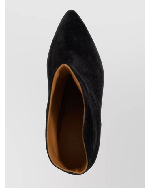 Isabel Marant Black Leather Ankle Boots