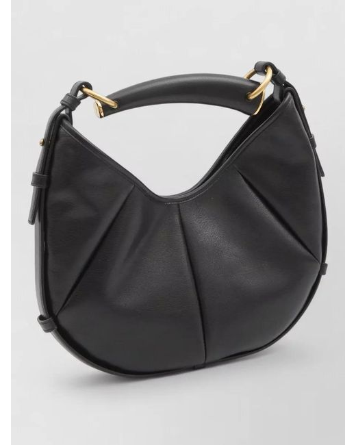 Saint Laurent Black Small Quilted Leather Tote Bag