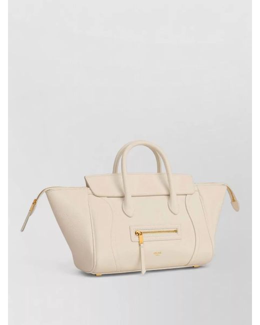 Céline Natural Calfskin Small Shoulder Bag