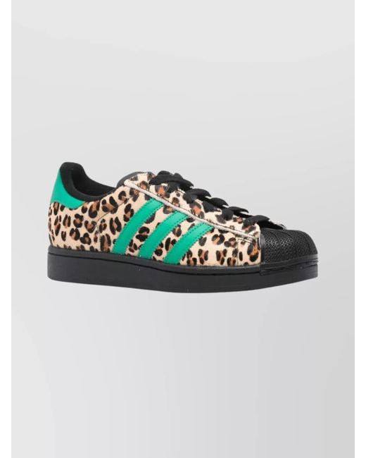 Adidas Multicolor Leather Low-Top Sneakers