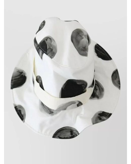 Dolce & Gabbana Gray Polka Dot Bucket Hat