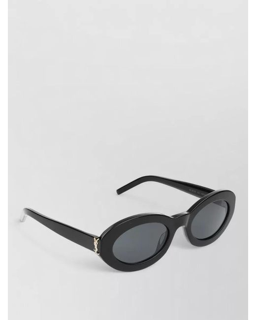 Saint Laurent Gray Sunglasses Sl M136 001 Oval Frame