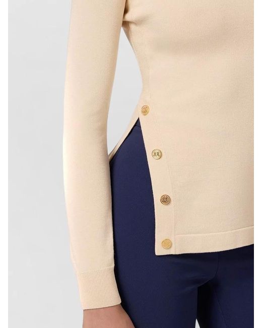 Elisabetta Franchi Natural Sweatshirt