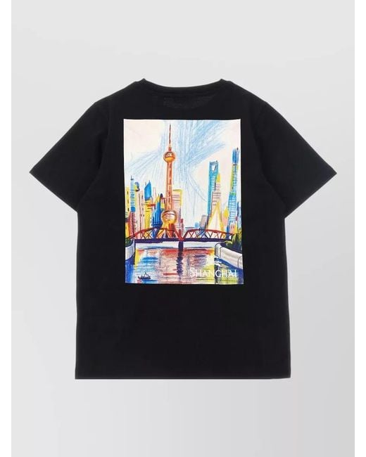 Burberry Black Cedar Shanghai Cotton T Shirt Thomas Bear