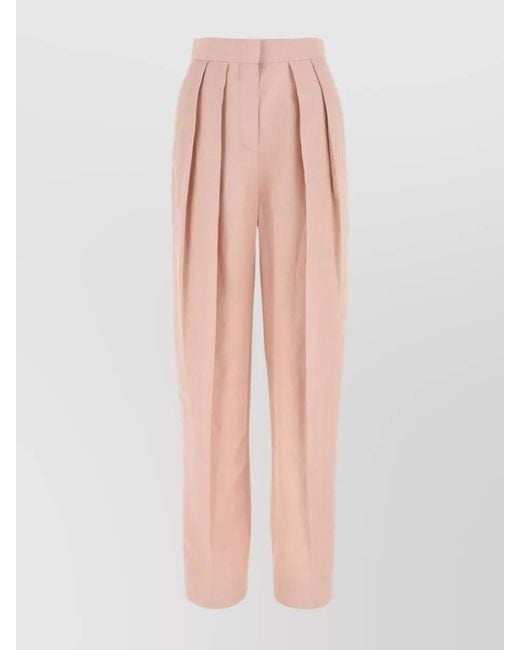 Stella McCartney Pink Balloon Wide-Leg Trousers
