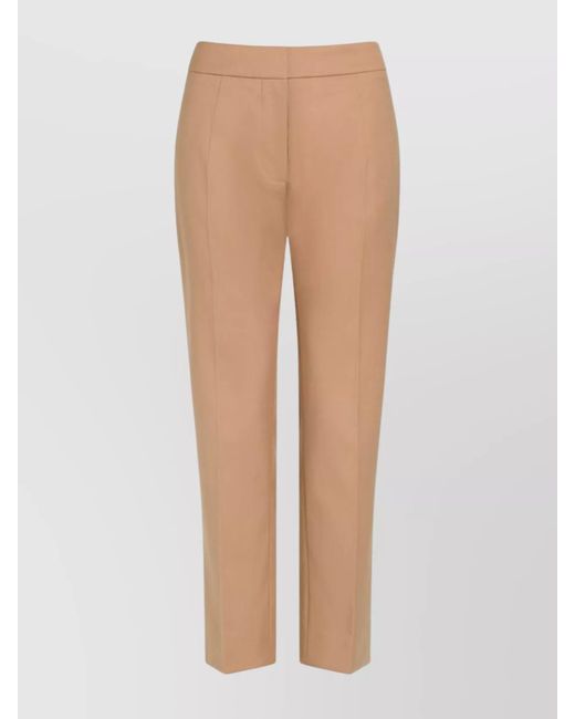 Patou White Straight-Leg Tailored Trousers