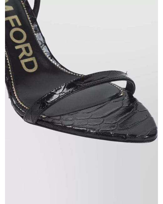 Tom Ford Multicolor Leather Printed Sandals