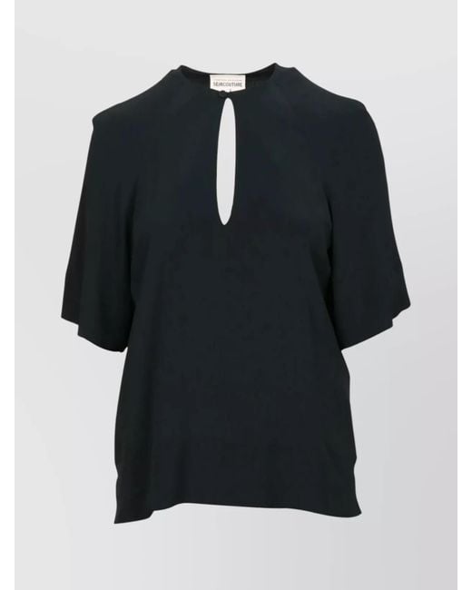 Semicouture Black Jana Top