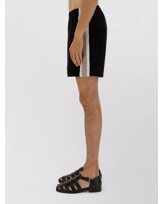 Sasquatchfabrix Black Tailored Shorts for men