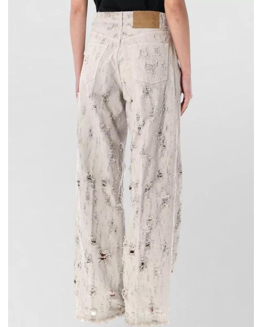 Haikure Multicolor Bethany High Waist Wide Leg Denim Trousers