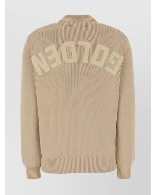 Golden Goose Deluxe Brand Natural Crew-Neck Sweater