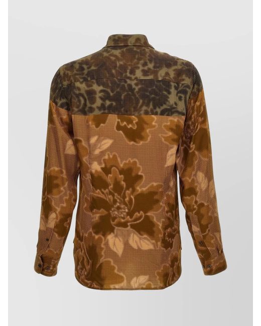 Dries Van Noten Brown Viscose Carvies 9080 Shirt for men