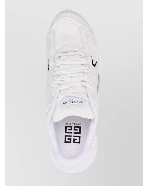 Givenchy White Leather Low-Top Sneakers for men