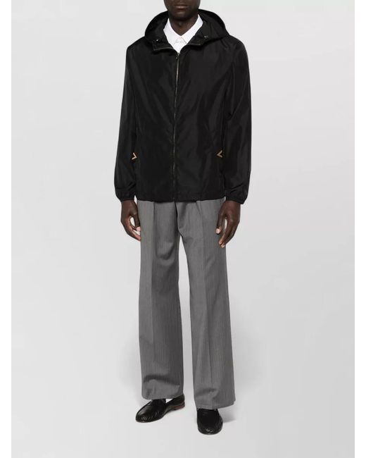 Valentino Black Hooded Jacket for men