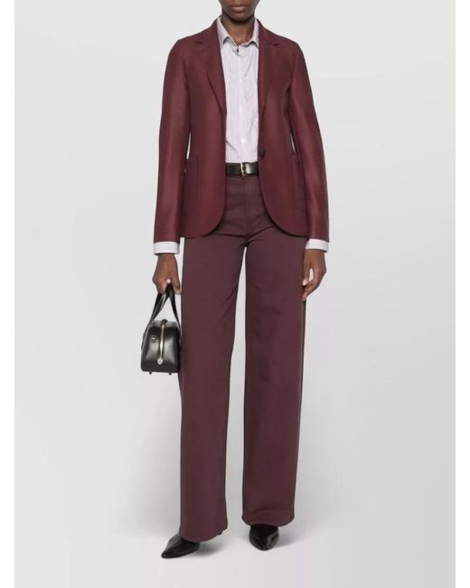 Harris Wharf London Wool Tailored Single Breasted Blazer Jacket
