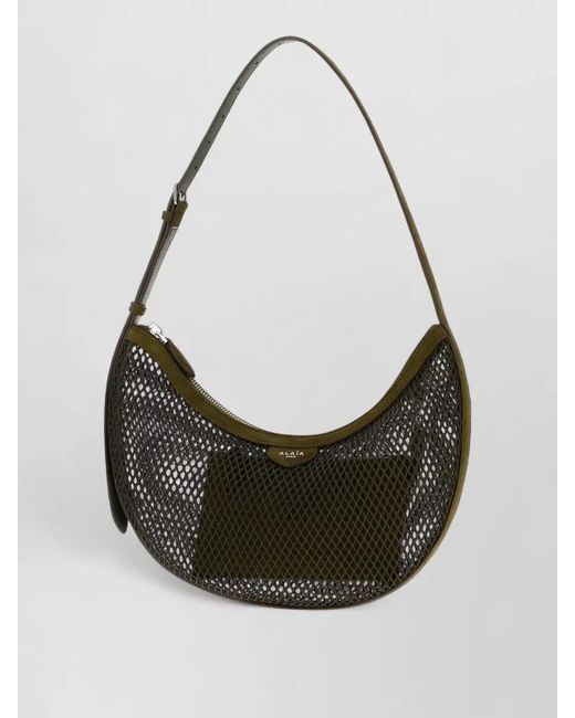 Alaïa Black Mesh Shoulder Bag