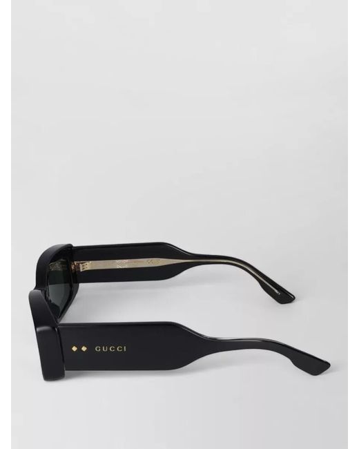Gucci Black Sunglasses Gg1528S Rectangular Frame Dark Lenses