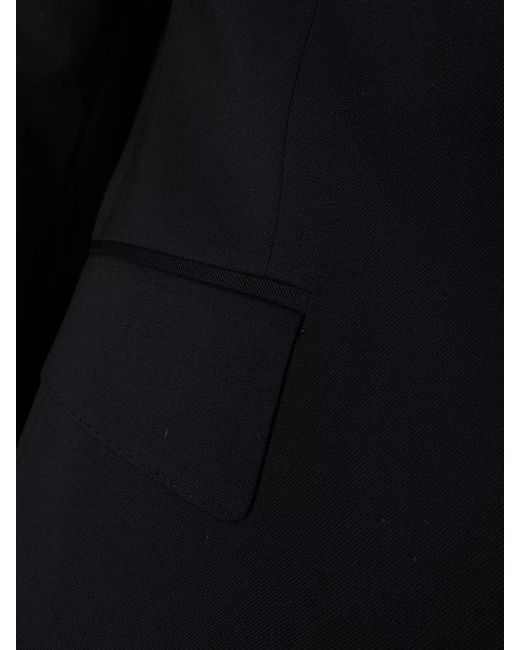 Colamarino Black Tailored Suit Jacket Single Vent Design for men