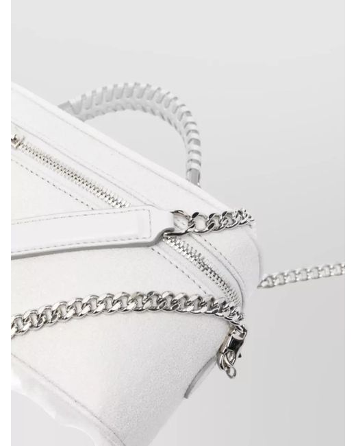 Stella McCartney White Falabella Vanity Mini Shoulder Bag