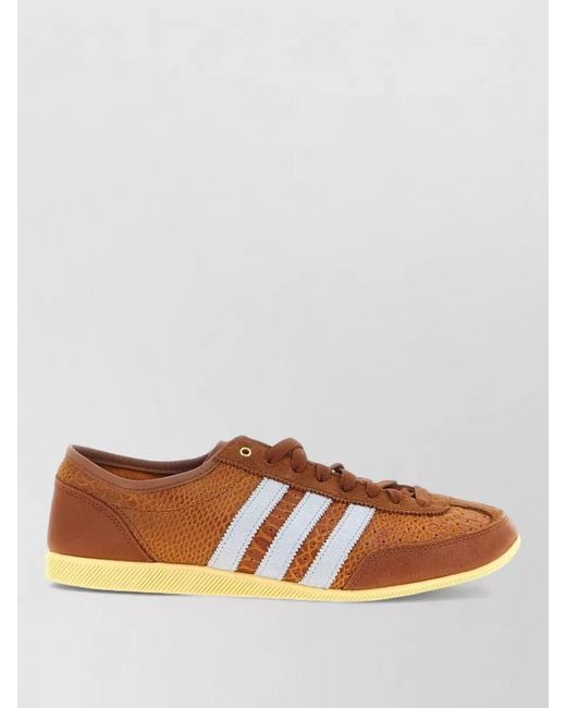 Adidas Originals Brown Japan Decon Low Top Sneakers Stripes
