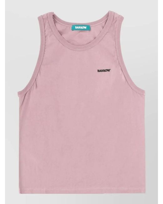 Barrow Pink Cotton Tank Top