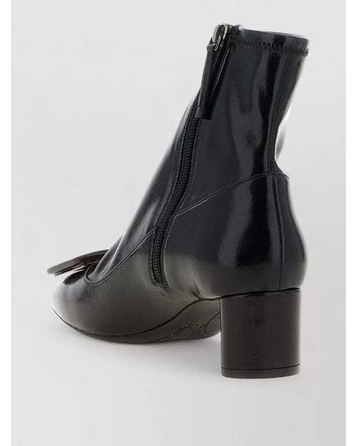 Roger Vivier Black Stretch Ankle Boots