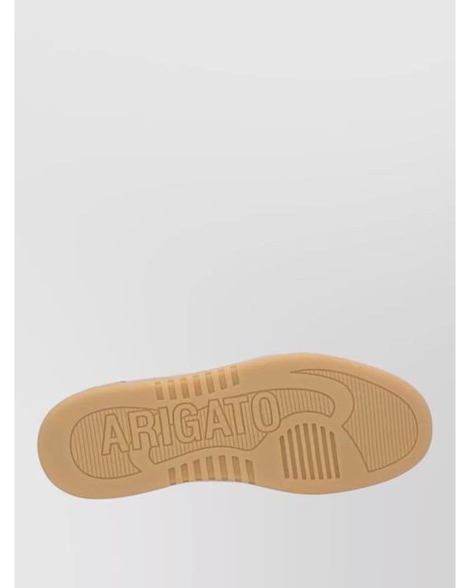 Axel Arigato Gray Leather Low-Top Sneakers for men