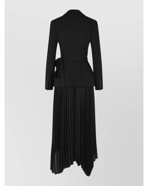 Jonathan Simkhai Black Ambretta Wrap Dress Acetate Blend