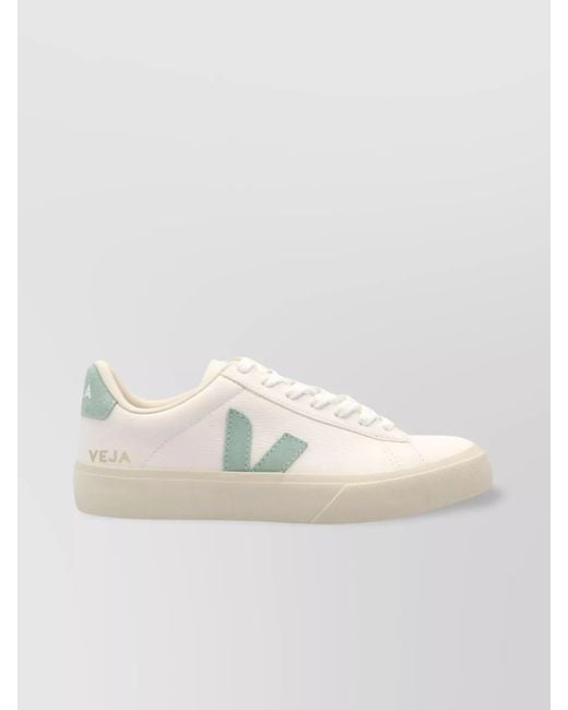 Veja Natural Leather Low-Top Sneakers